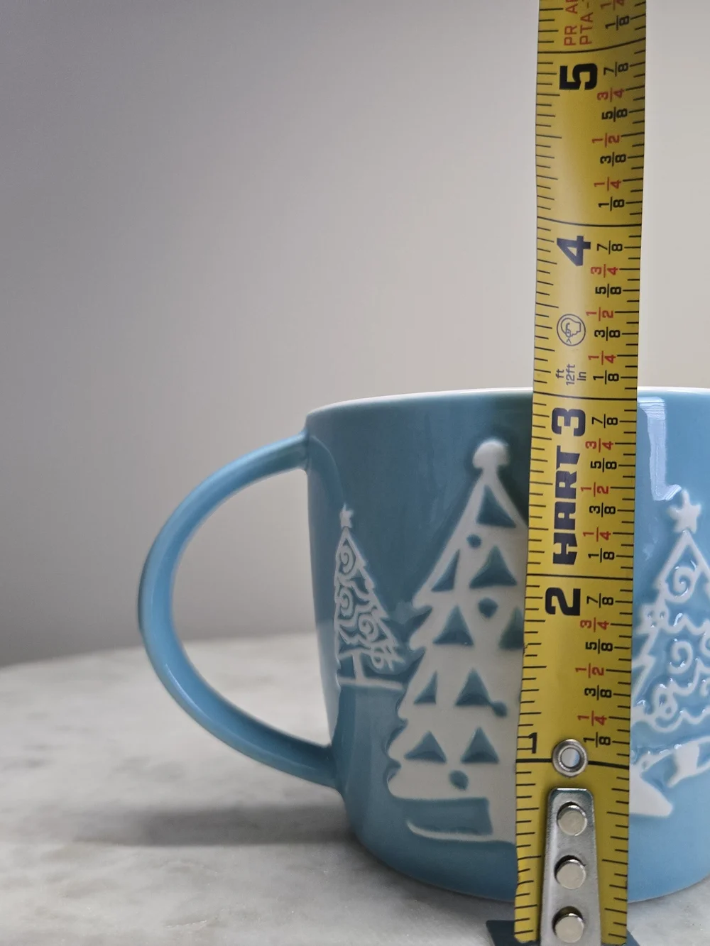 Starbucks 2007 Blue Ceramic Penguin Snowflake Mug - Picture 4 of 5